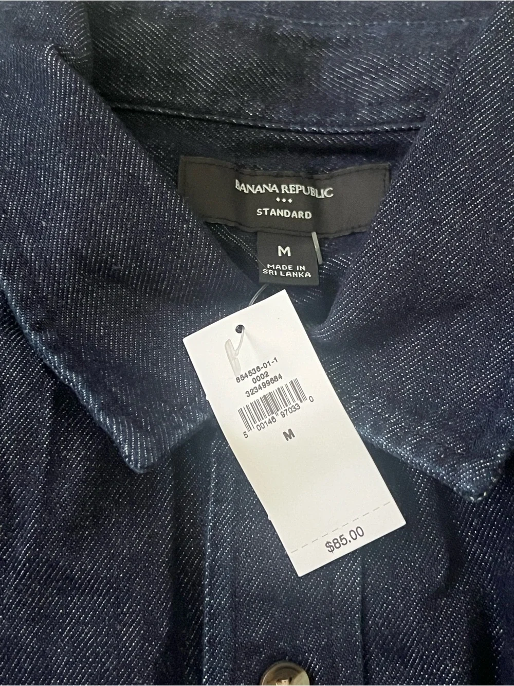 Banana Republic Standard Fit Vintage Denim Shirt - M